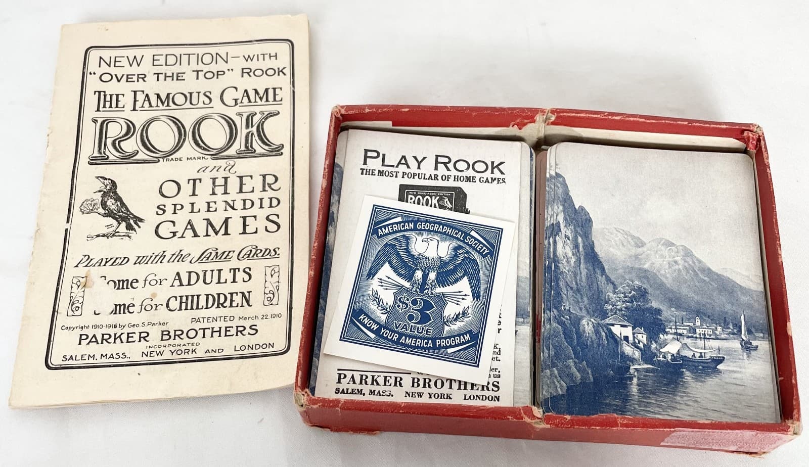 VTG Rage UNO 1983 Rough Box + Dixie Rook 1919 Complete + Flinch 1938 5