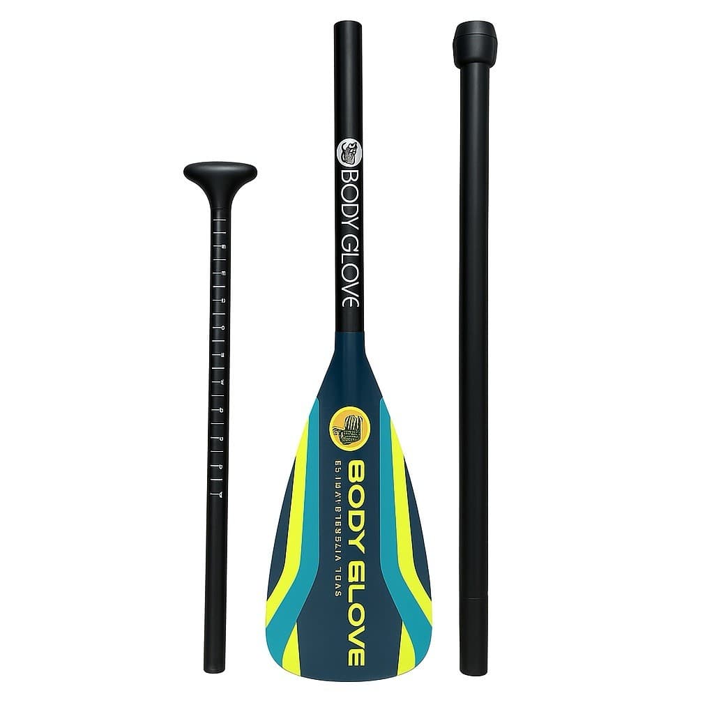 3-Piece Adjustable SUP Paddle –Lightweight, Floating Aluminum Shaft (Body Glove)