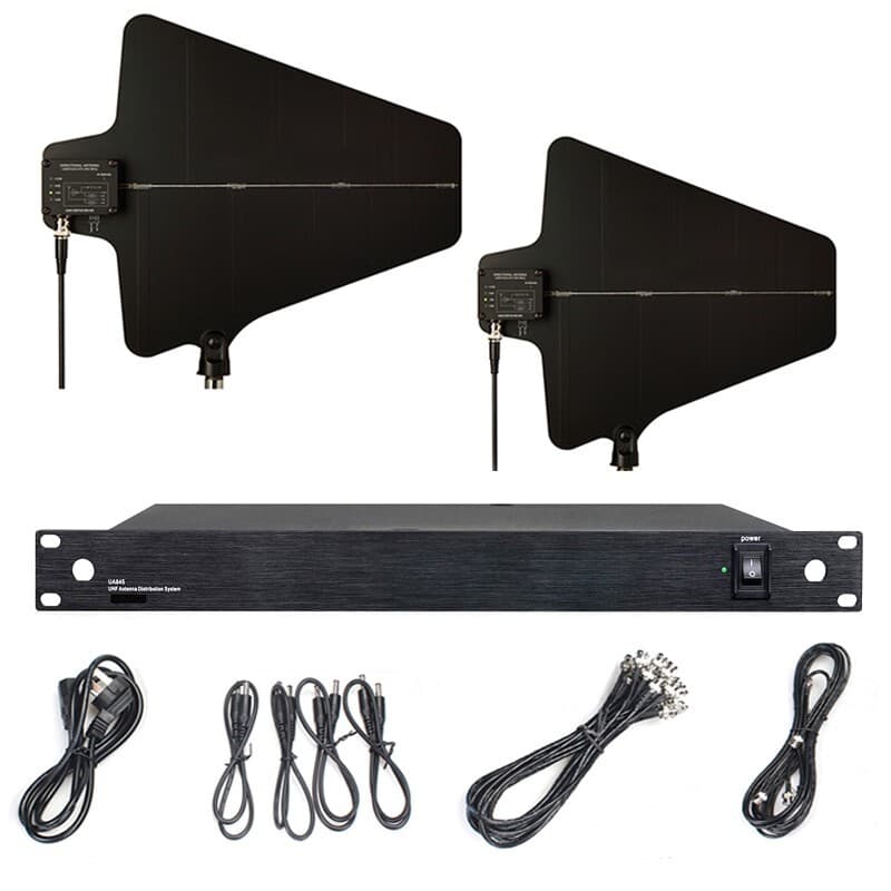 UHF Antenna amplifier Antenna Power Distribution System for Wireless Microphone