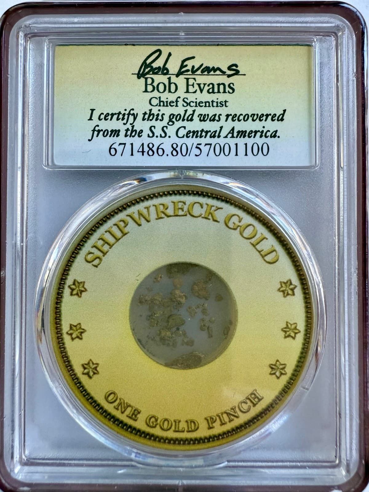 SS CENTRAL AMERICA SSCA SHIPWRECK GOLD PINCH FROM THE WORLD FAMOUS SHIP OF GOLD! 3