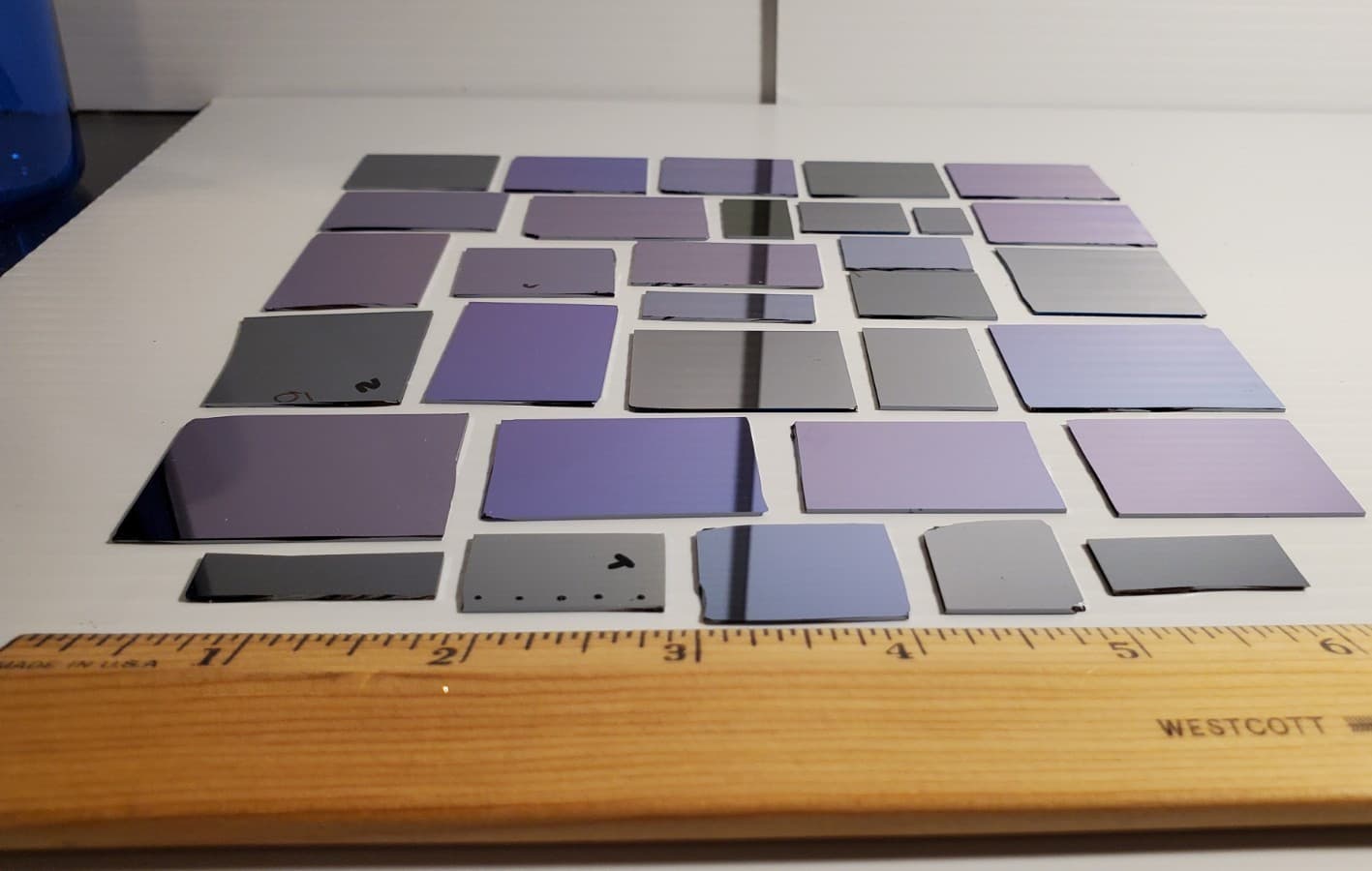 Silicon Si Art Wafer Pieces Plain Semiconductor Design 43g 6