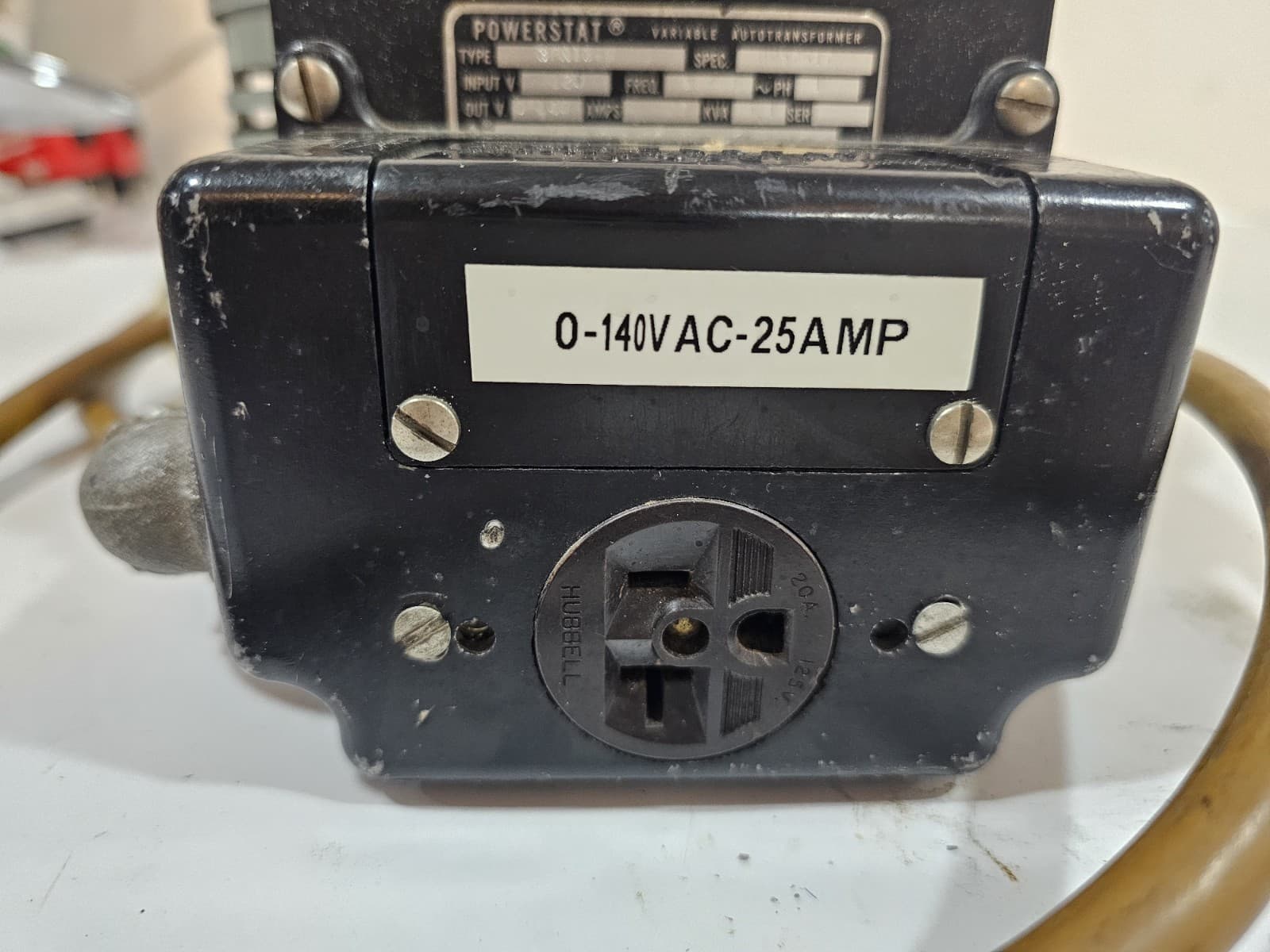 Powerstat Variable Autotransformer 3PN136B 50/60 Hz 4
