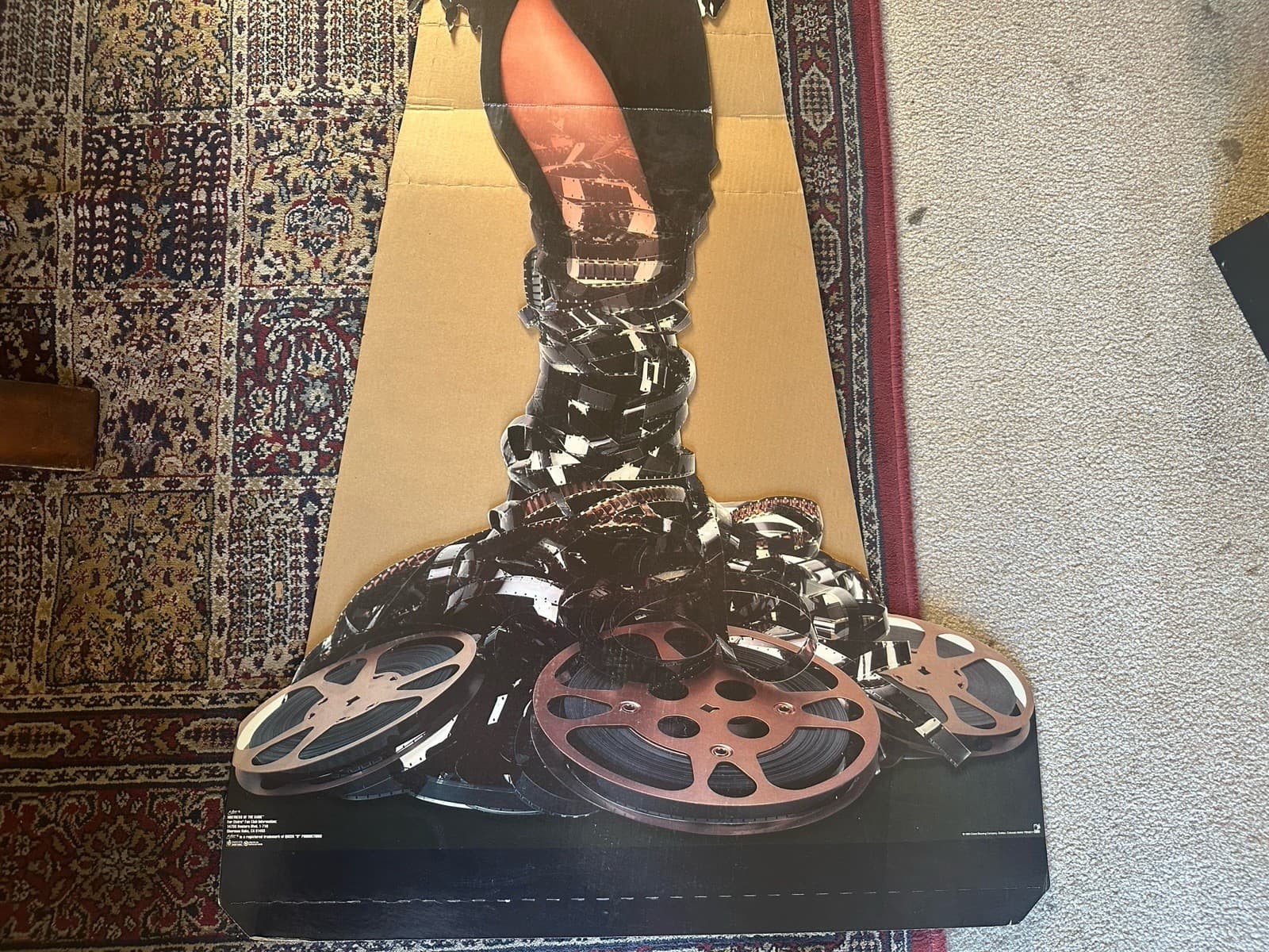 NOS VINTAGE ELVIRA MISTRESS OF THE DARK COORS LIGHT FLICK OR TREAT 6' STANDEE 3