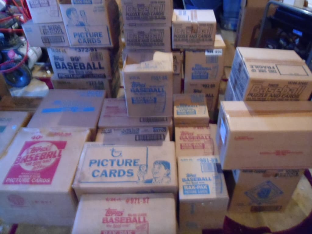 120 Cards From Unopened Old Baseball Packs!! FREE Mickey Mantle Card Per Lot!! 6
