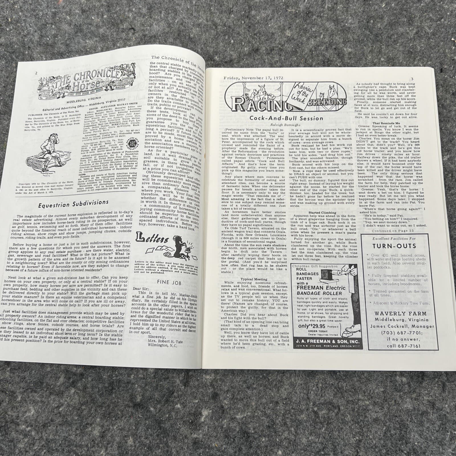 Nov 17 ,1972 The Chronicle of the Horse -"Ivanhoe" Vol XXXV #66 5