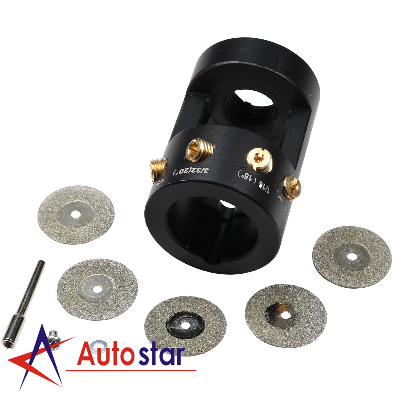 New Tungsten Grinder & Sharpener Multi-Angle Offsets Head Tool For TIG Welding 4