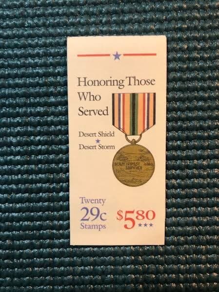 Scott #BK190: Honoring Those who Served MNH Unexploded Booklet of 20.