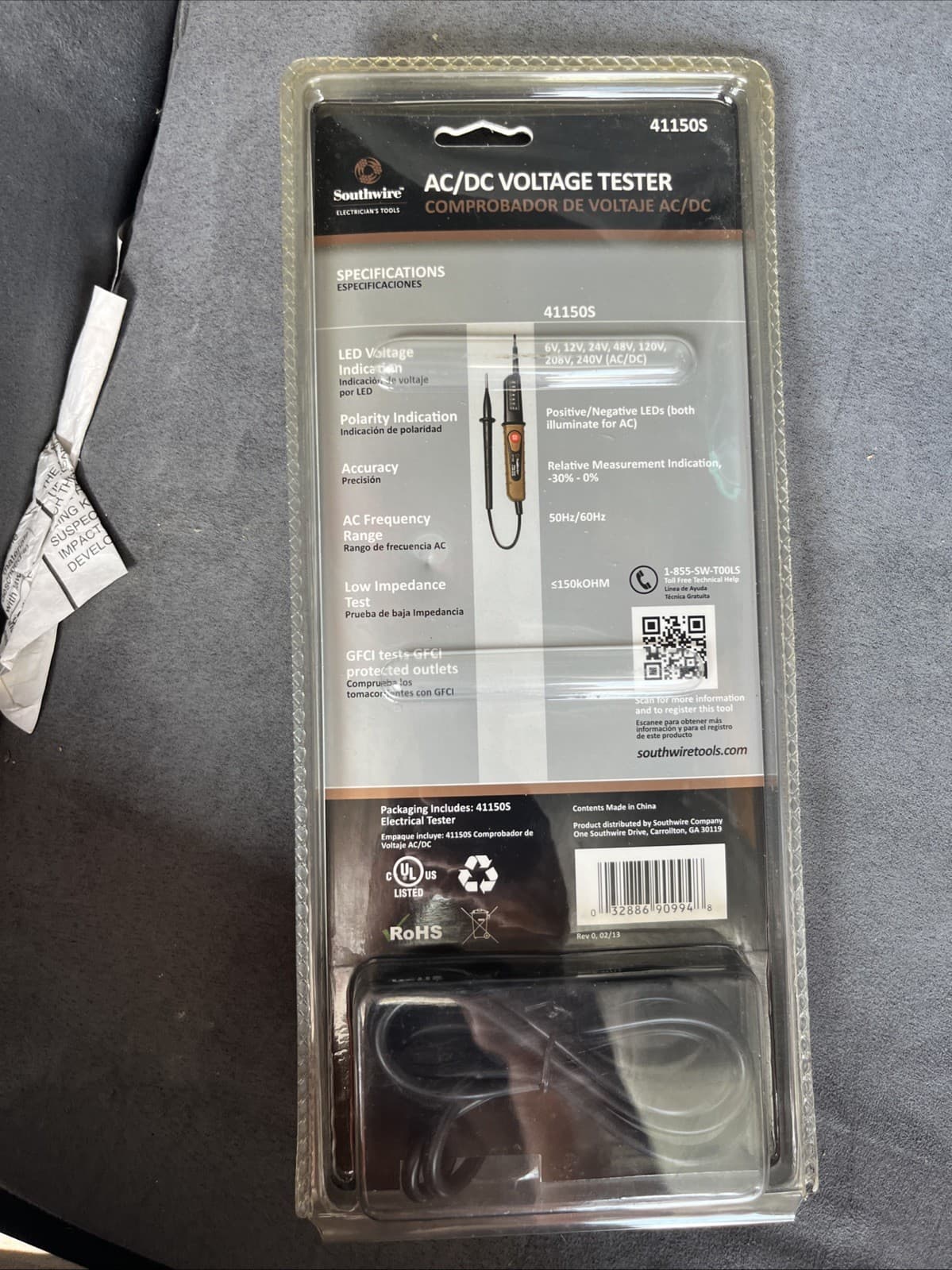 SOUTHWIRE 41150s VOLTAGE TESTER  6-240V 2