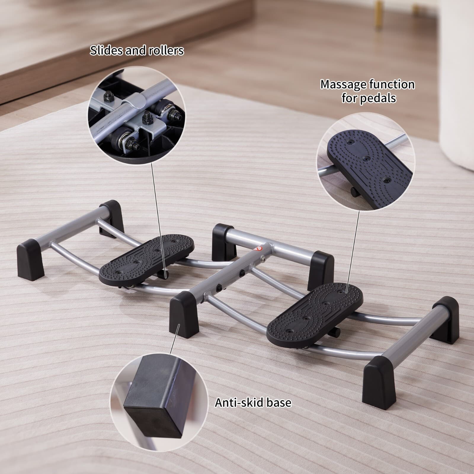 Ski Simulator Training Machine Cardio Workout Fitness AB1610 without Handrail 5