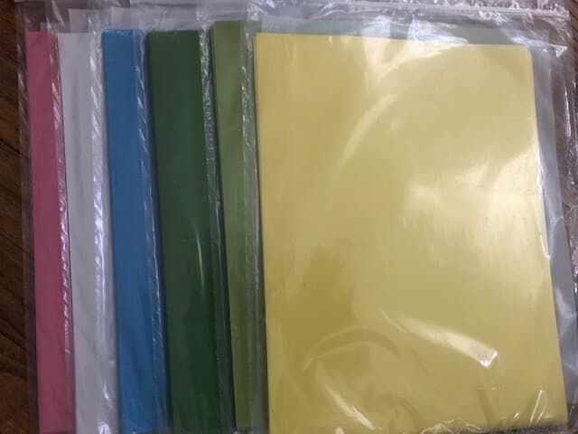 3M Lapping Film Assortment POLISHING  30,12,9,3,1, & 0.3 micron 8.5 x 11 USA  3M 2