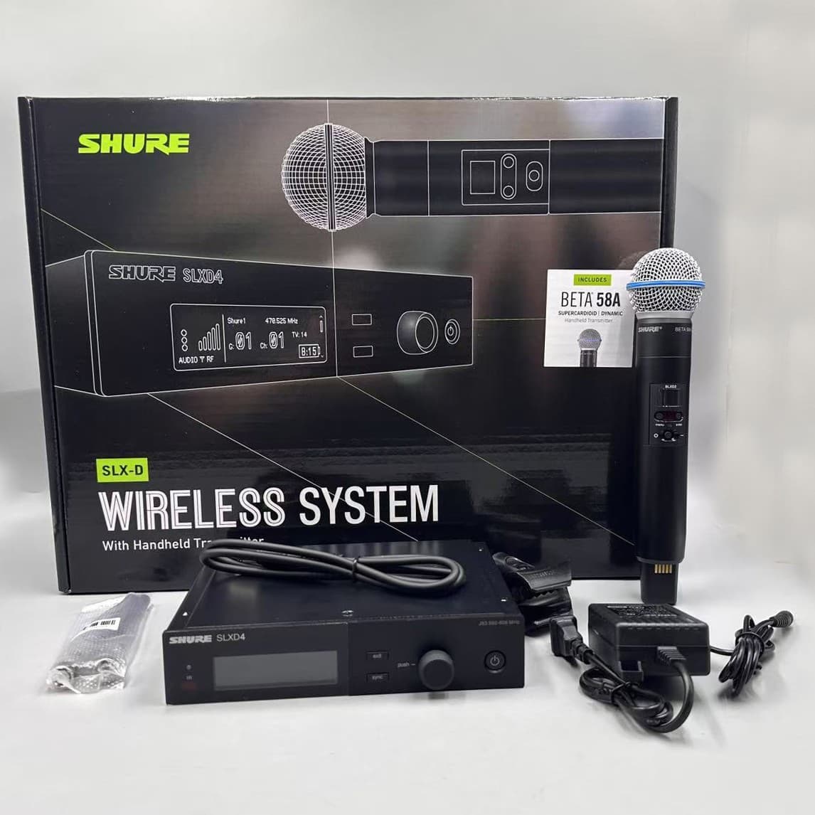 SLXD4 / Beta58A Handheld Wireless Vocal System w/ BETA58 Microphones Express