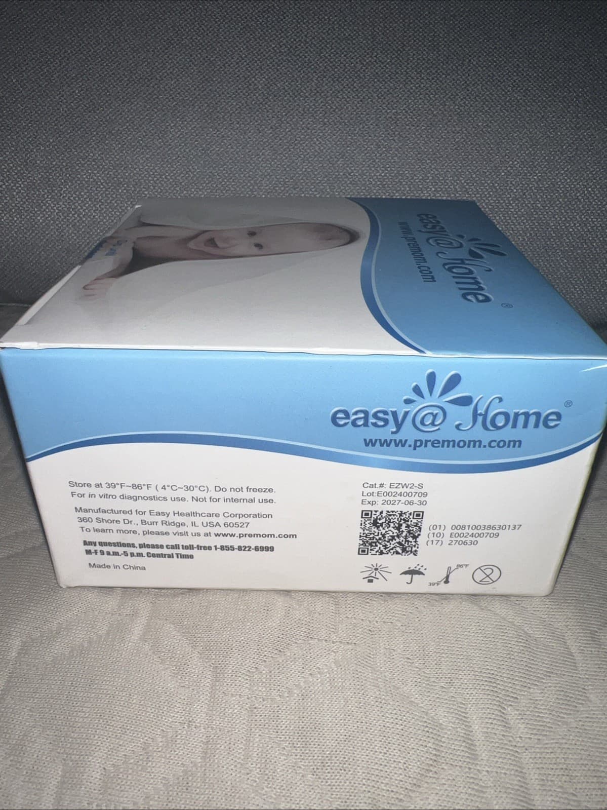 easy @ Home Ovulation Test, 50 cups & 50 Ovulation Tests. Exp: 06/2027 3