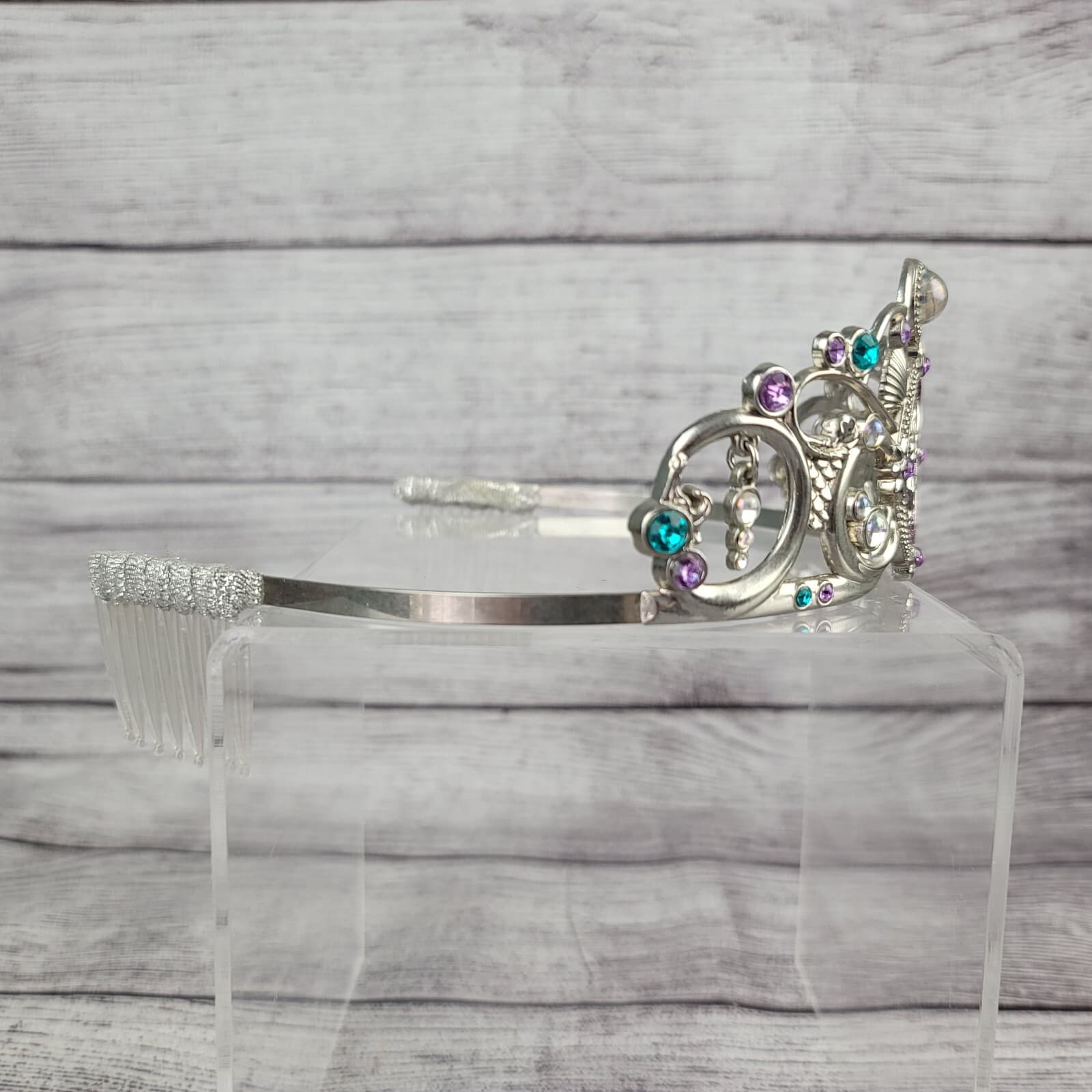 Disney Store The Little Mermaid Princess Ariel Metal Crown Tiara 2