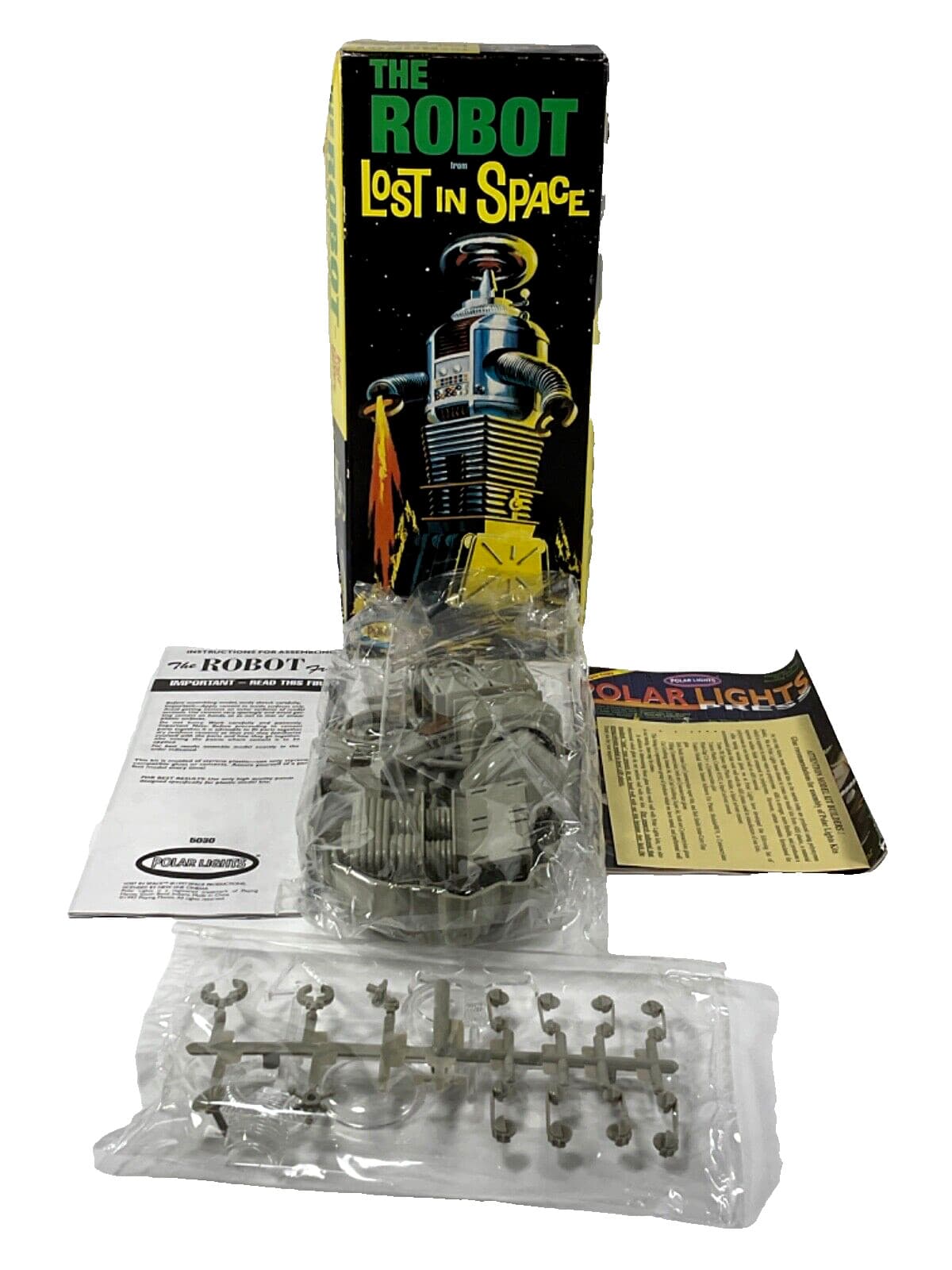 The Robot, Lost In Space  #5030 Open Box, Plastic Parts Sealed, Polar Lights MIB 6