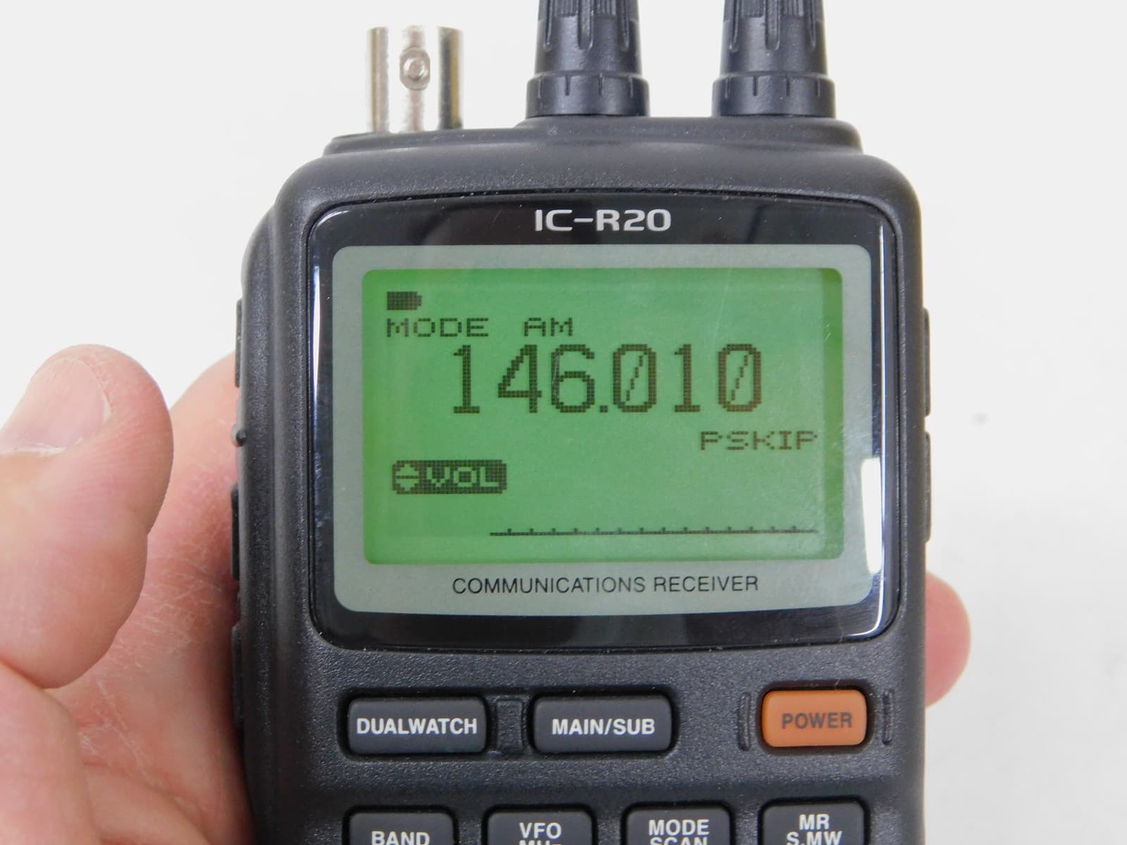 Icom IC-R20 Sport Ham Radio Handheld Communications Receiver (excellent) 4