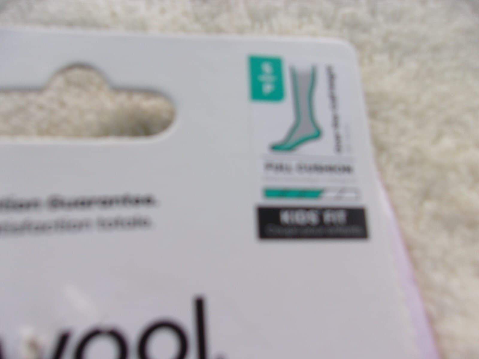 NWT Smartwool Kids wintersports socks, S (3-5.5), or XS, blue, wool blend, OTC 3