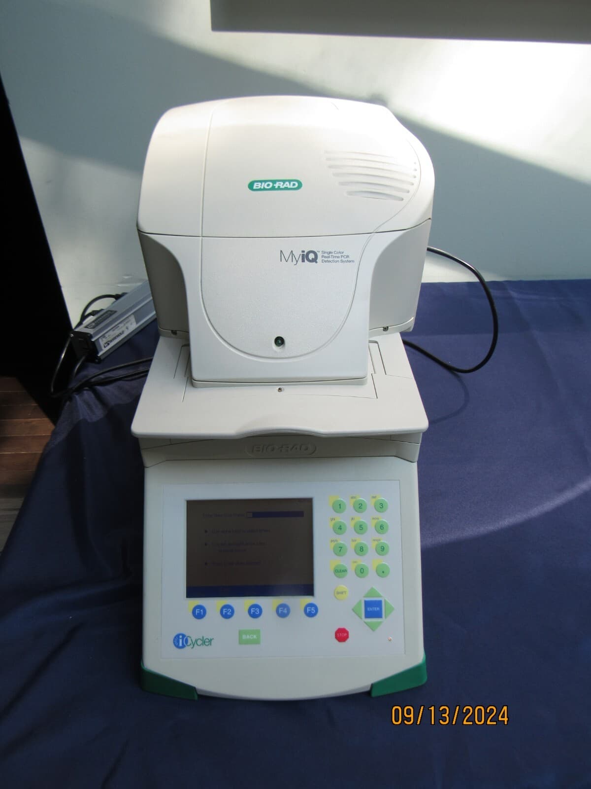 BIO-RAD ICYCLER THERMAL CYCLER W/ MyiQ REAL-TIME PCR OPTICAL MODULE GUARANTEED