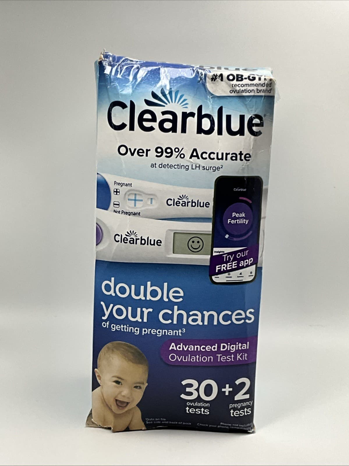 Clearblue Advanced Digital 30 Ovulation Tests + 2 Pregnancy