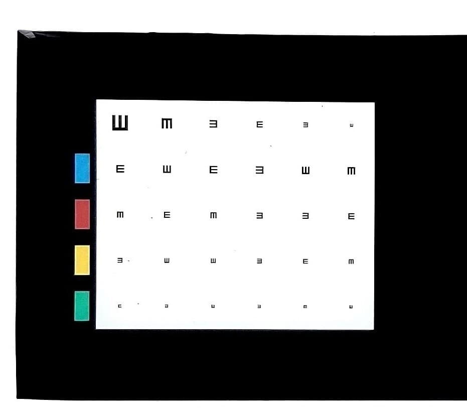 TITMUS SAS-PT "E" Symbol Acuity Slide for i300 i200 i400 i500 Vision Screener #2 2