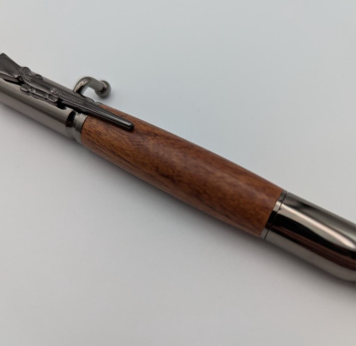Bolt Action Pen Bullet  Gunmetal Wood Material Great Gift Dad Friend Groomsman 6