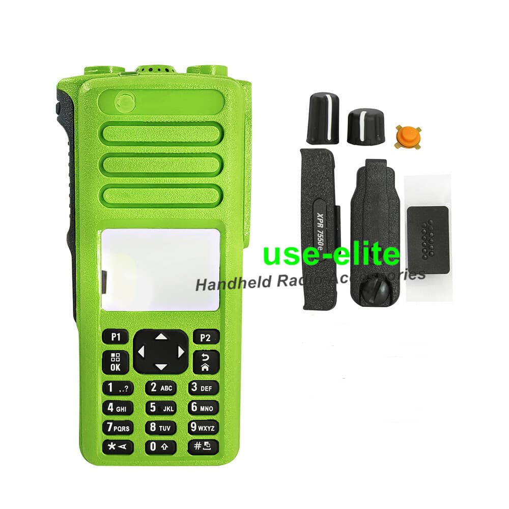 XPR7550E Replacement Repair Housing Case for XPR7550e Portable Radio Green