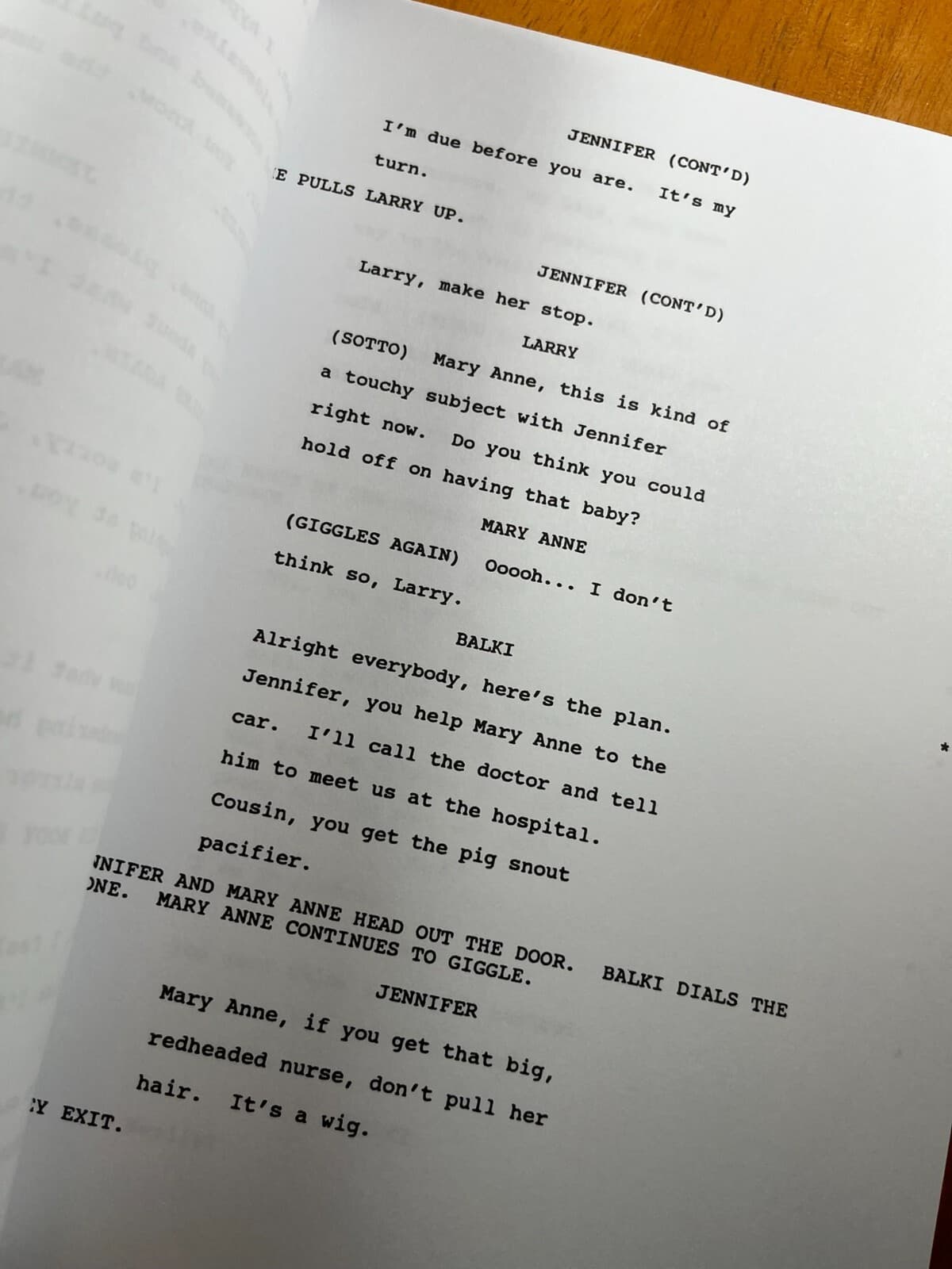 Perfect Strangers Series Finale Script Signed- Autograph Reprints- Larry & Balki 5