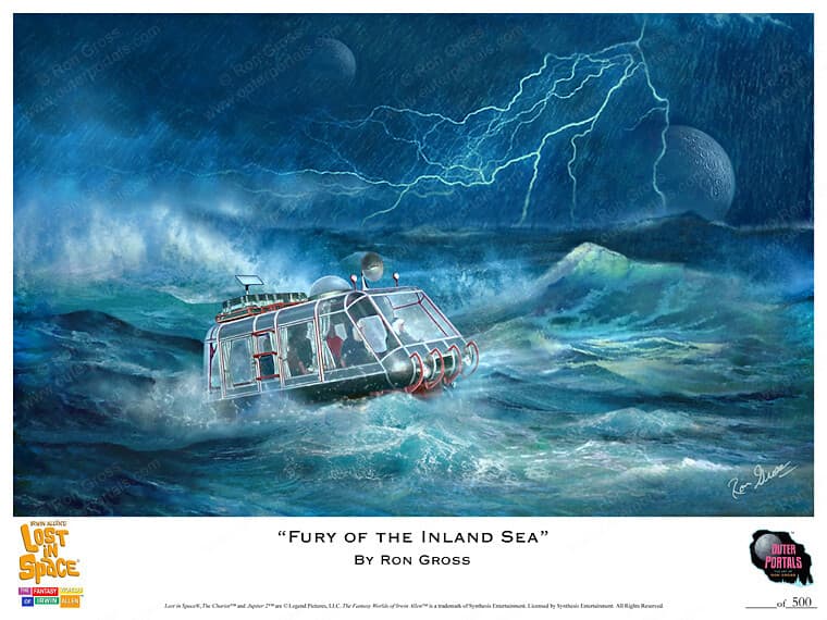 Lost in Space - Fury of the Inland Sea - Ron Gross Art Print Chariot J2 #26