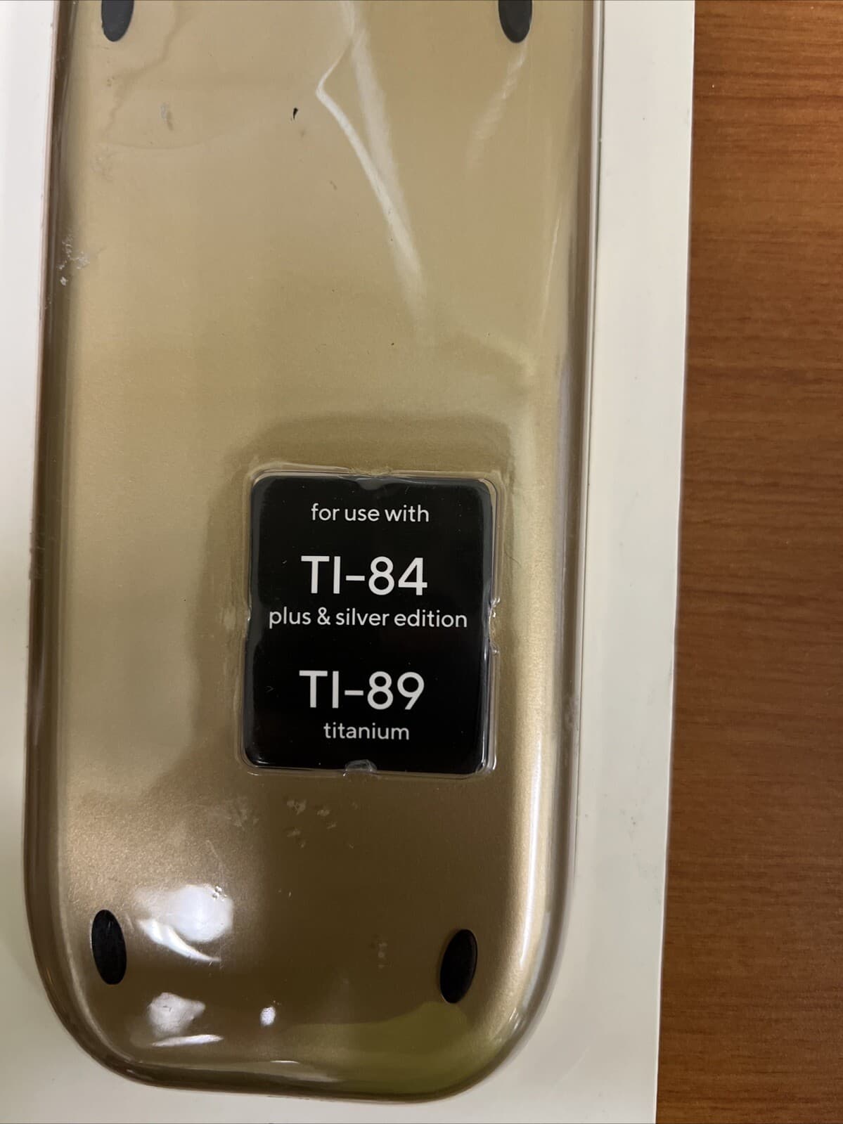 2 x TI-84 Plus & Silver Ed. TI-89 Titanium Protective Calculator Cover Gold NEW 6