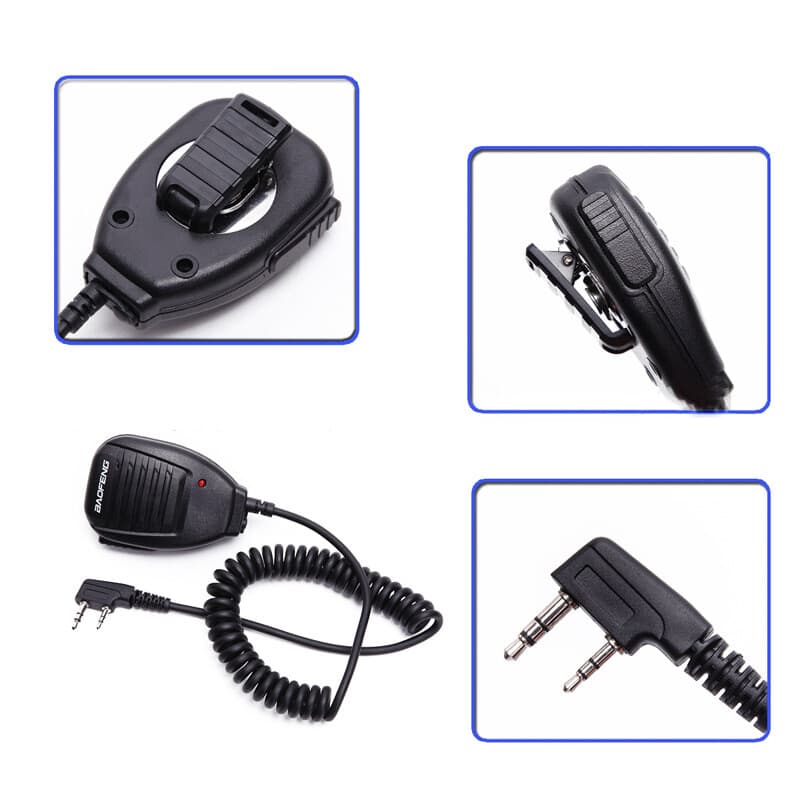 Speaker Microphone PTT For Baofeng UV-82L UV-5R Walkie Talkie Two-Way Radio 5