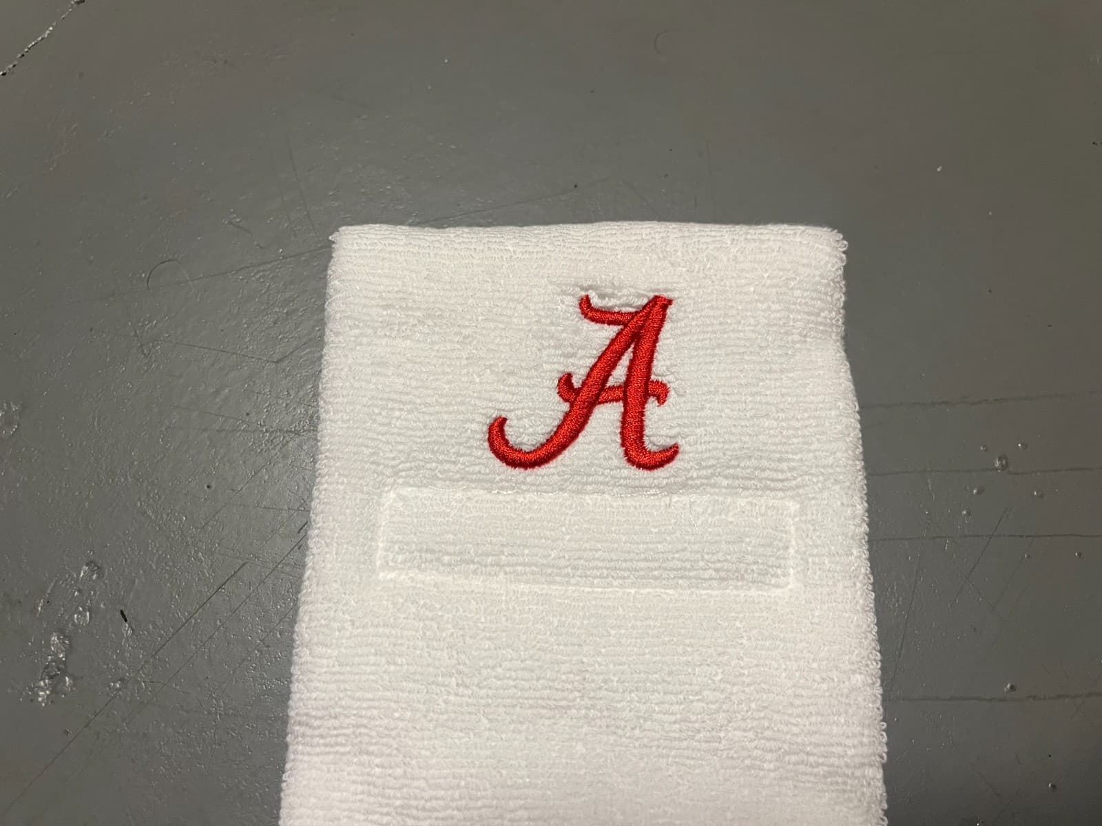 Alabama Crimson Tide Team Issued White Player Exclusive Game Towel Football 2