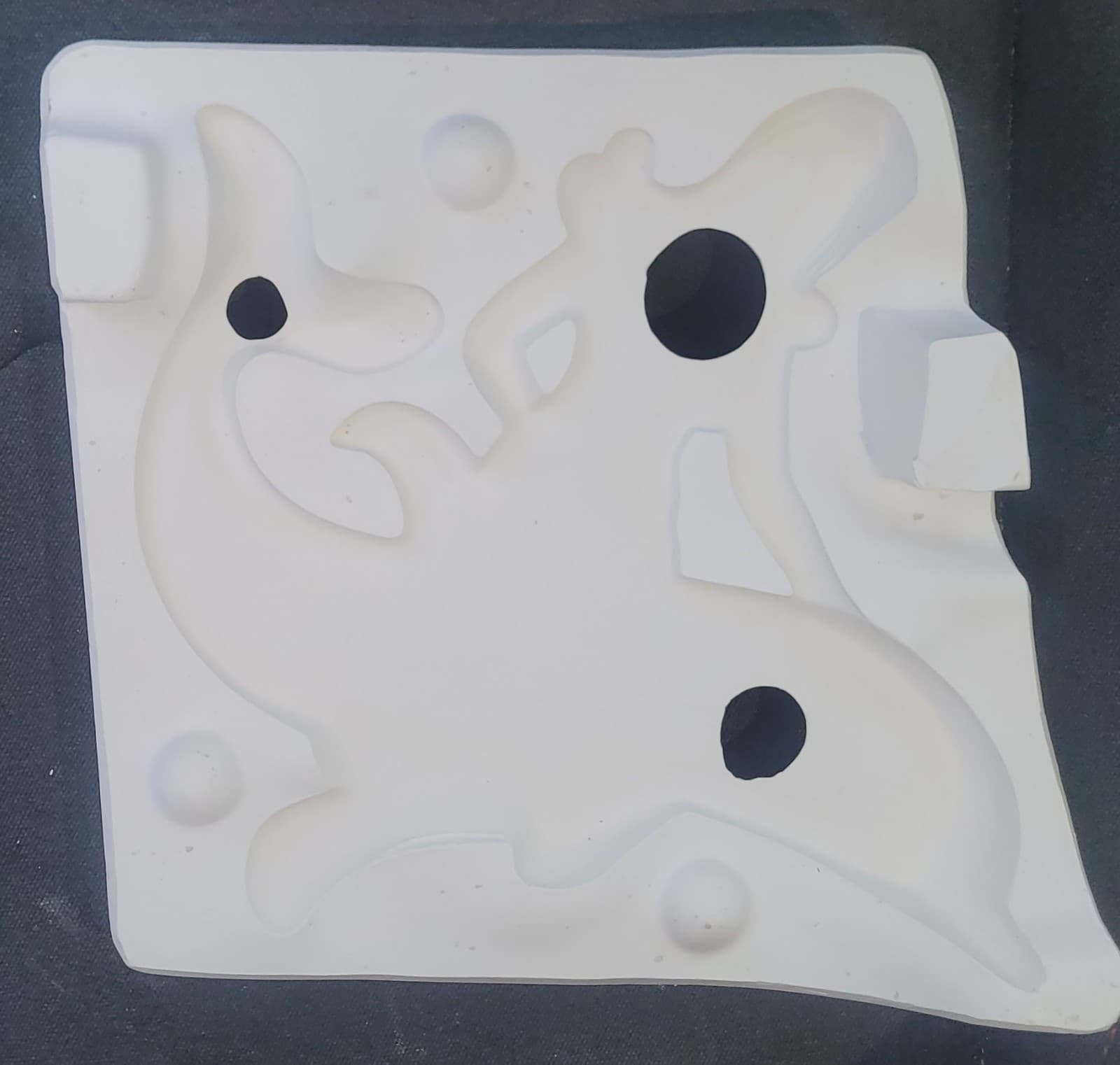 Atlantic Ceramic Slip Casting Mold *Mermaid With Dolphin* A593 3