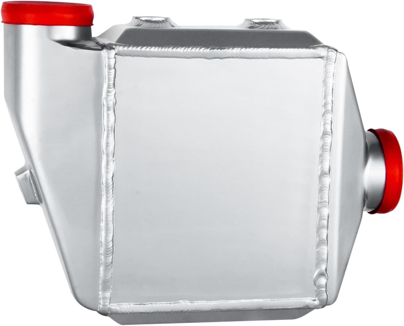 Universal Aluminum Liquid Water to Air Intercooler 9x10.6x4.5in, Core Air Silver 2
