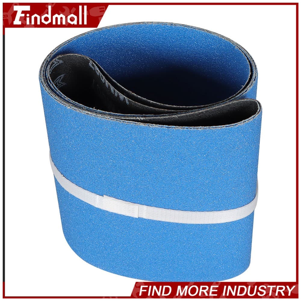 Findmall 2 Pack 6" X 48" 80 Grit Premium Zirconia X-weight Sanding Belts