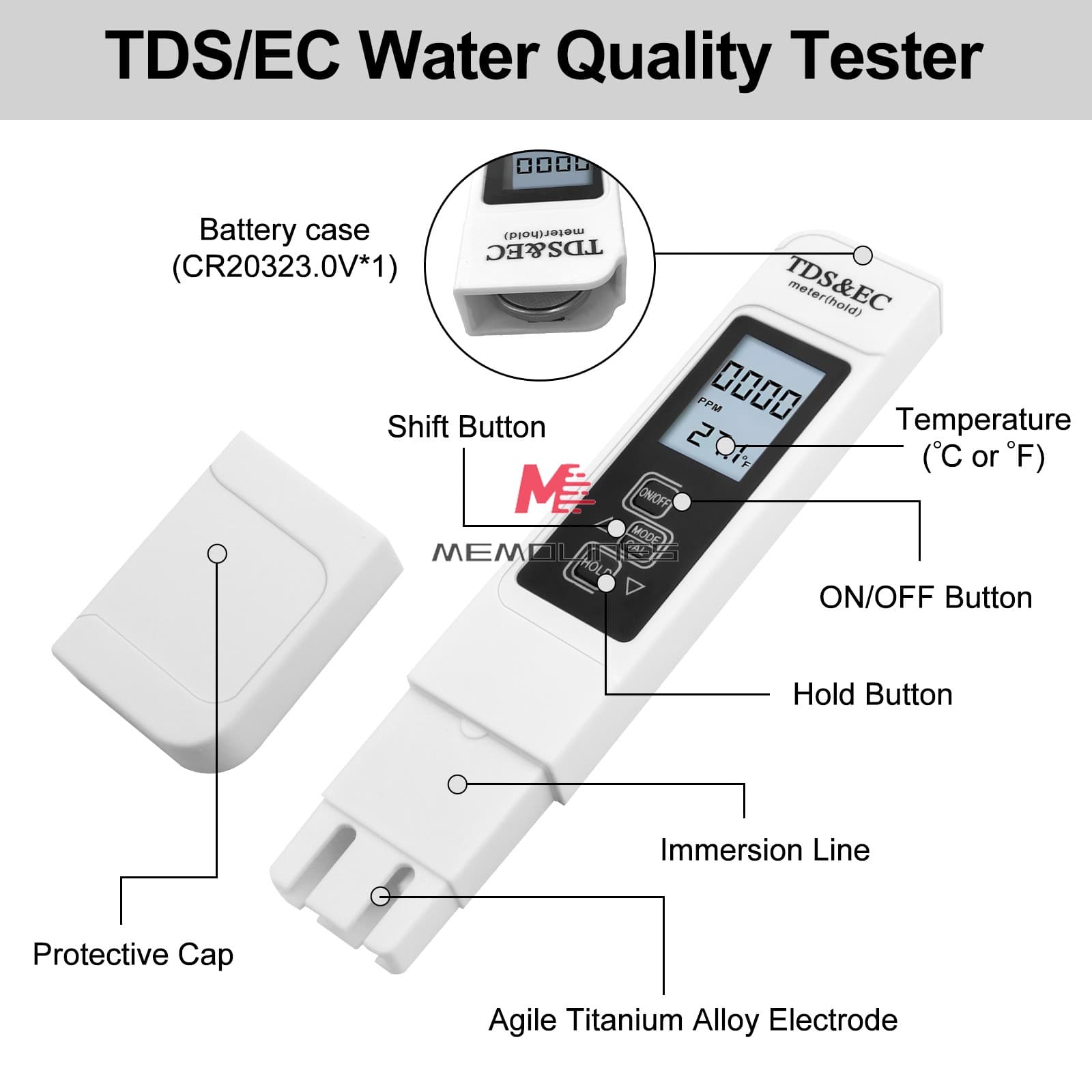 3PCS TDS Meter Digital Tester Water Quality Testing Kits for Drinking Water USA 4