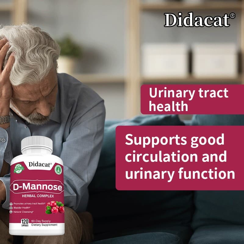 D-Mannose Caps–Urinary Tract Cleanse&Promotes urinary tract Bladder health 120Ct 3