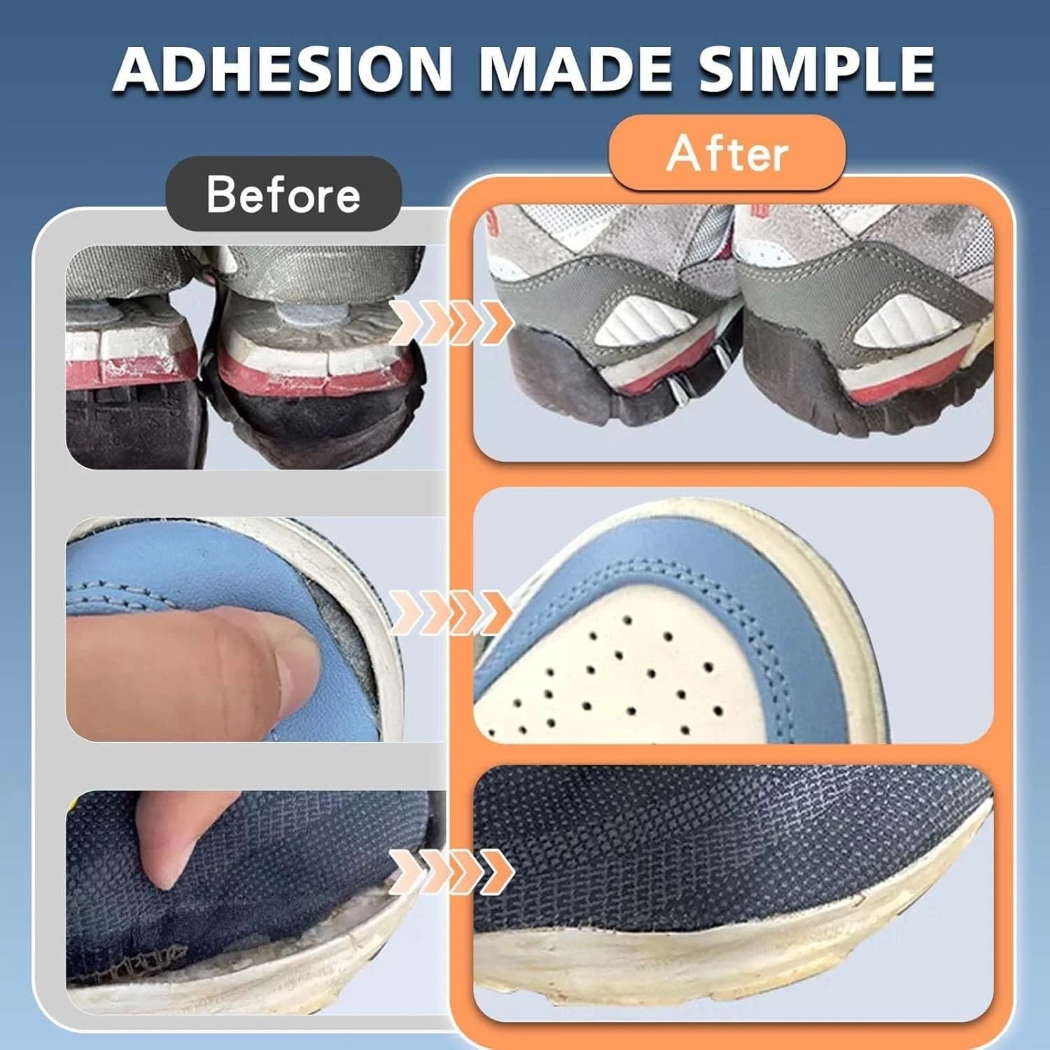 Shoe Glue, Heavy Duty Shoe Goo, Super Shoe Sole Repair Adhesive Kit for Boot, Sn 3