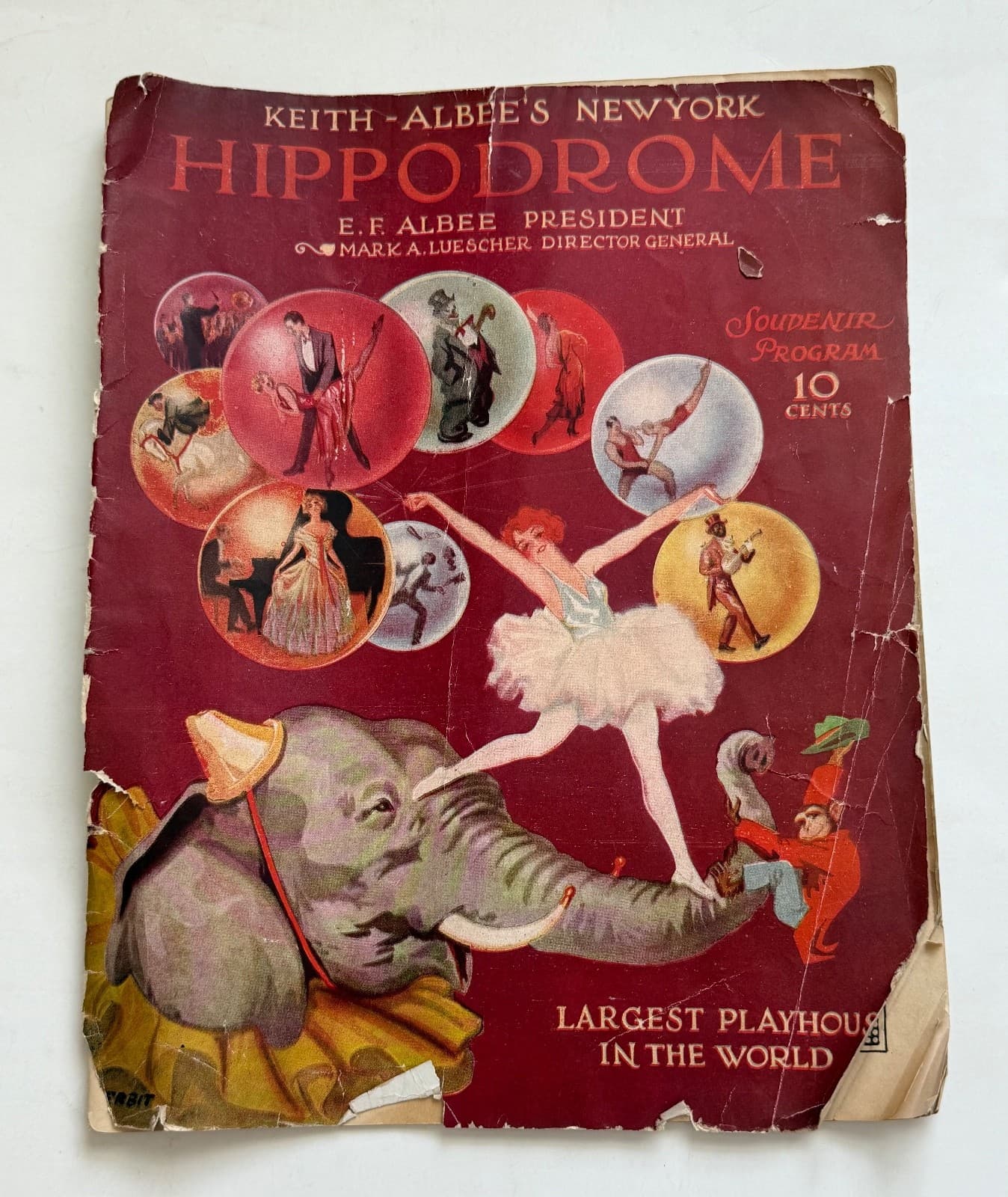 1925 Hippodrome Program, King of Jazz: PAUL WHITEMAN Gershwin "Rhapsody in Blue"