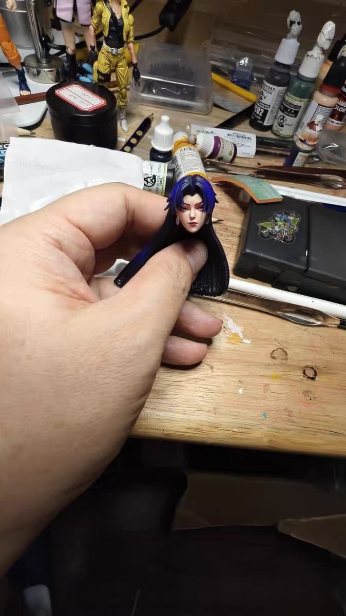 1/12 Psylocke Comics Betsy Braddock Head Sculpt Fit 6'' ML Action Figure 5