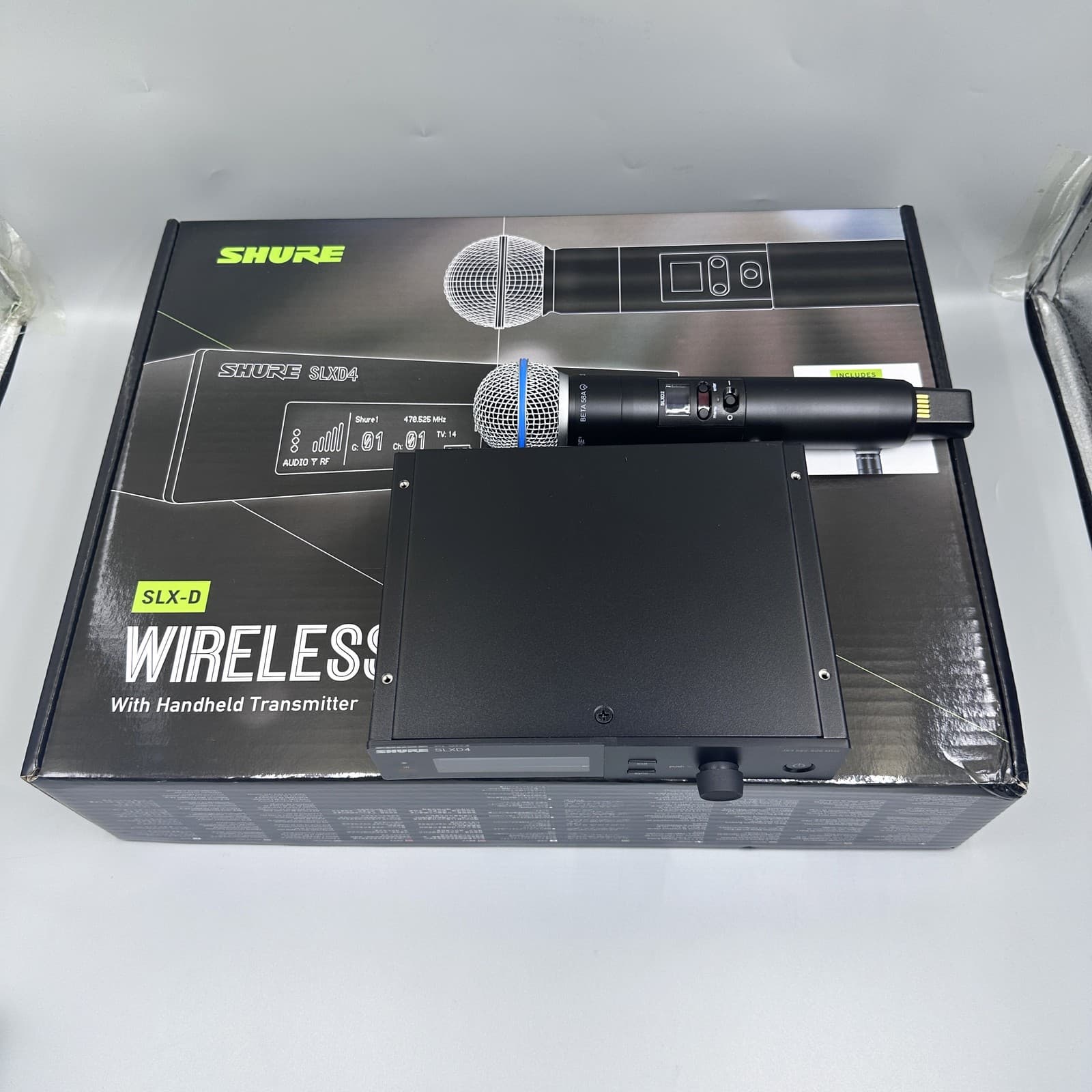 SLXD4 / Beta58A Handheld Wireless Vocal System w/ BETA58 Microphones Express 3
