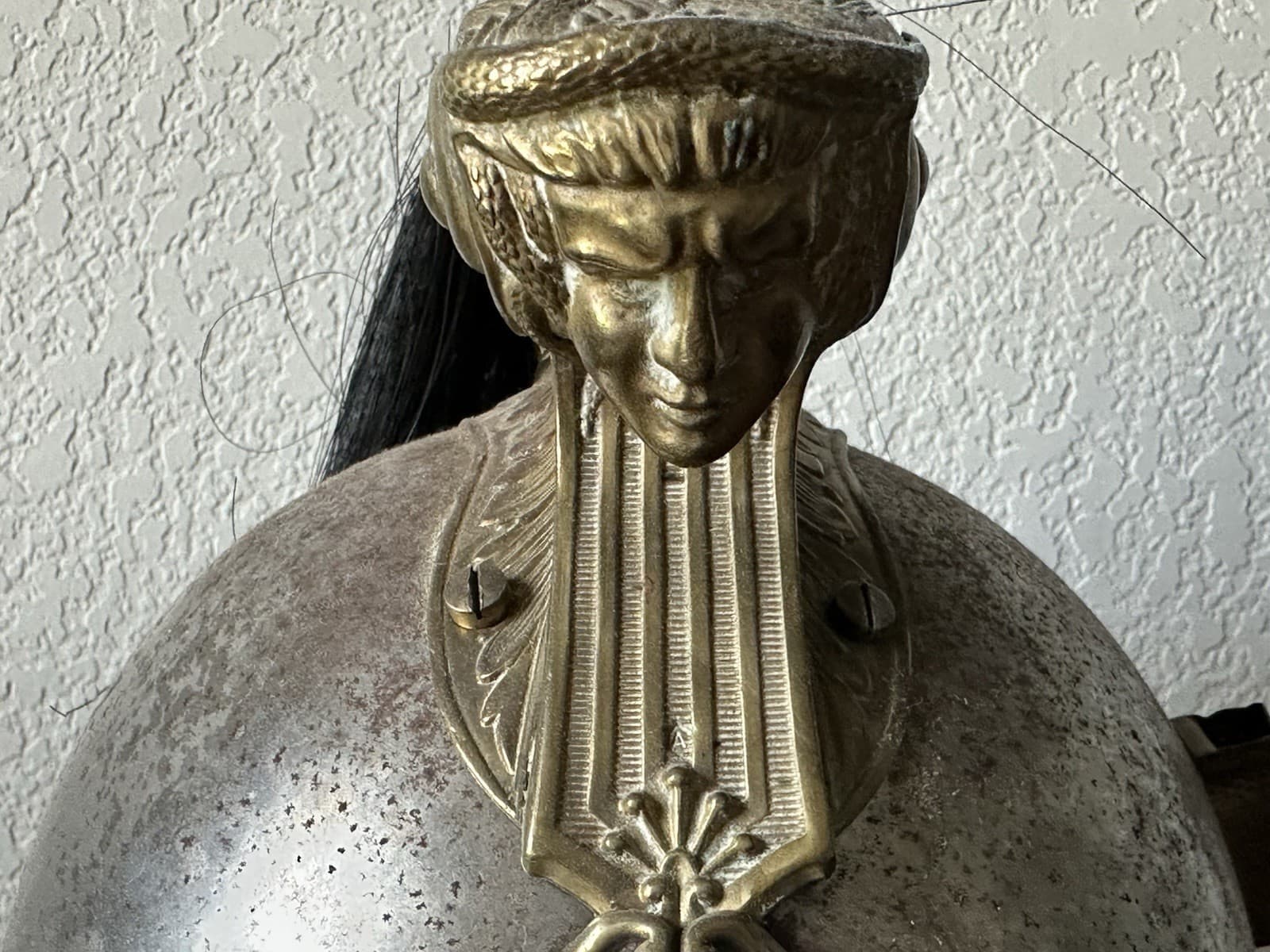 Antique French Dragoon's Helmet Model 1874. France, 19th Century 4