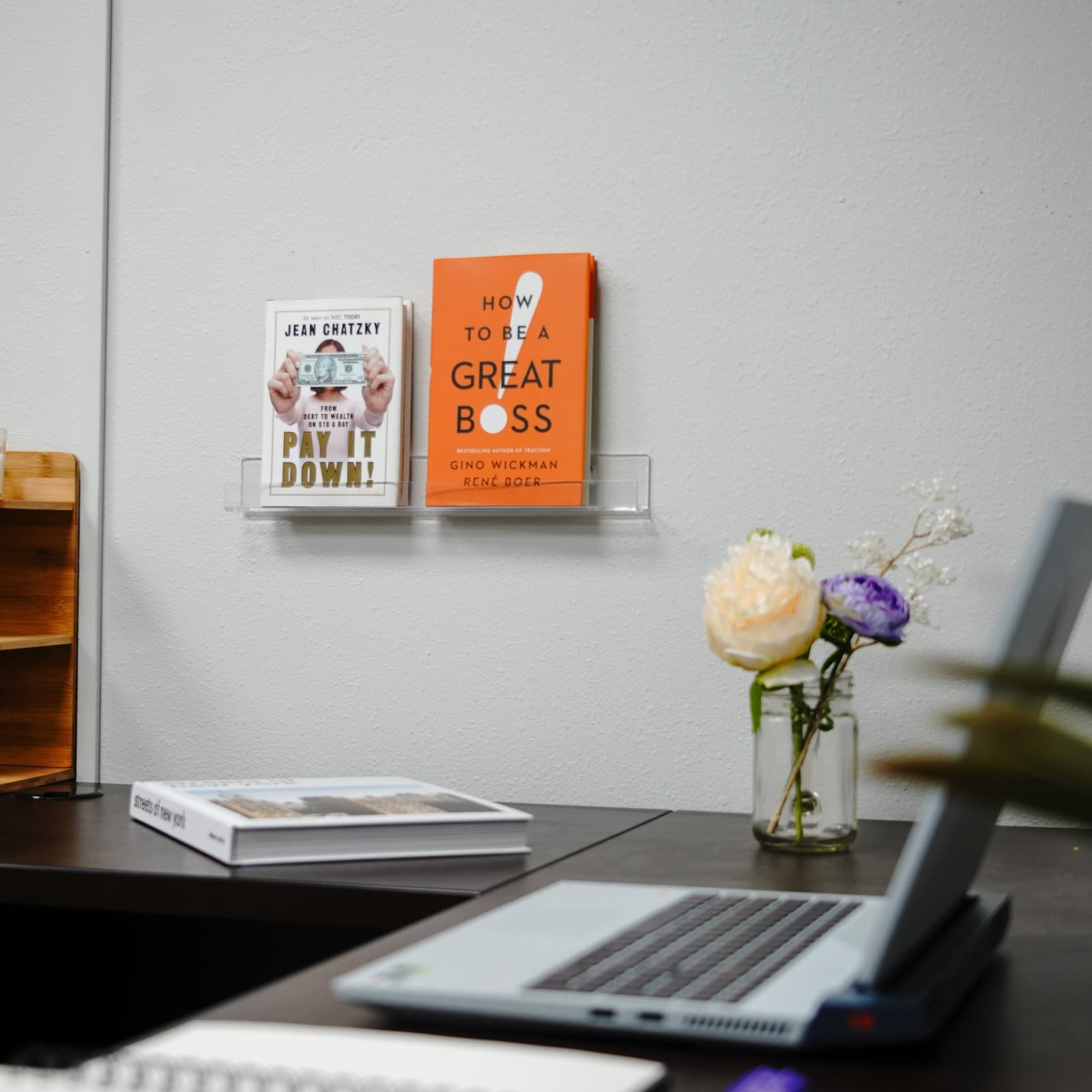 7Penn Floating Book Display Shelves - 6pk 15in Clear Acrylic Shelves for Wall 5