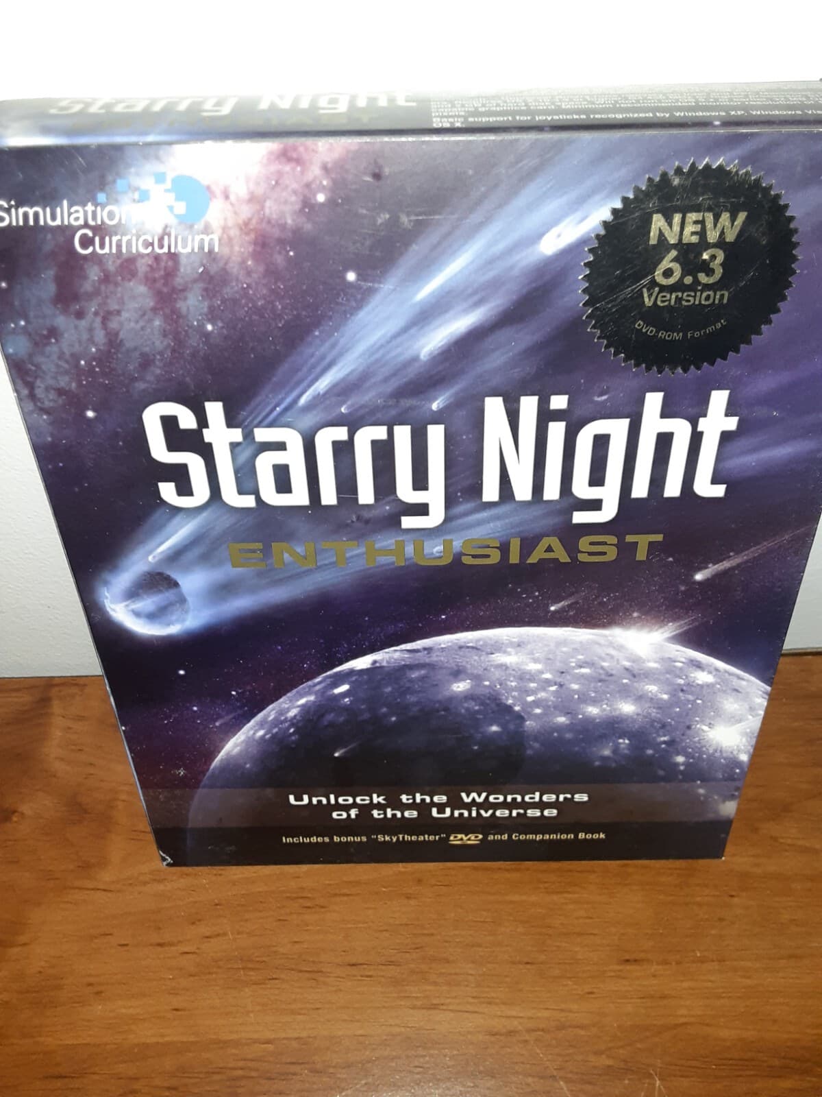 STARRY NIGHT ENTHUSIAST Windows/Mac 6.3 Version CD-ROM, DVD and BOOK New, Sealed