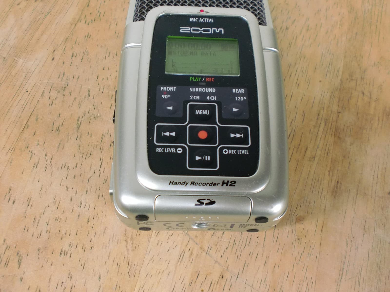 Zoom Handy Recorder H2 Portable Digital Audio Recorder Stereo Mic SD USB Tested 3