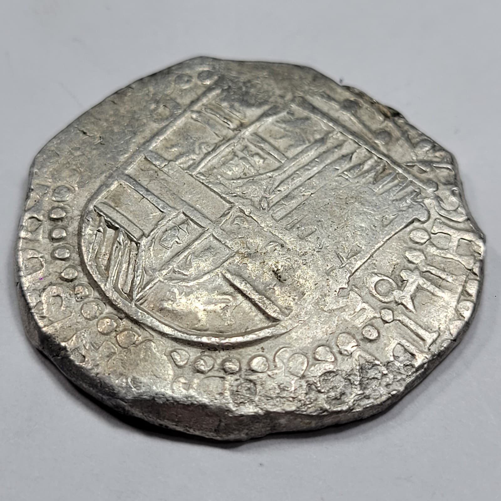 1590-1615 Cob 8 Reales Potosi Bolivia Assayer R Nice Choice AU Scarce *K646 3