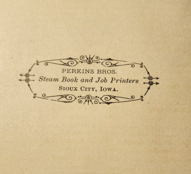 1881 HISTORY OF SOUTHEASTERN DAKOTA - ITS SETTLEMENT & GROWTH 1ST ED FINE COPY 4