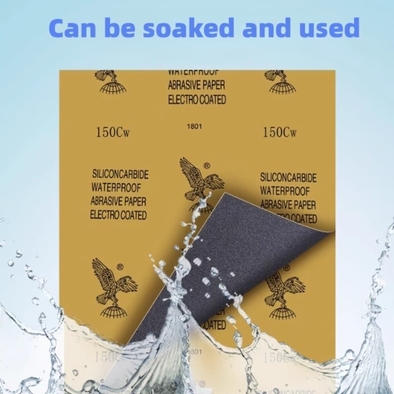 2000 Grit Silicon Wet/Dry Sandpaper 9 x 11 in Sheets Lot of  10 Units 3