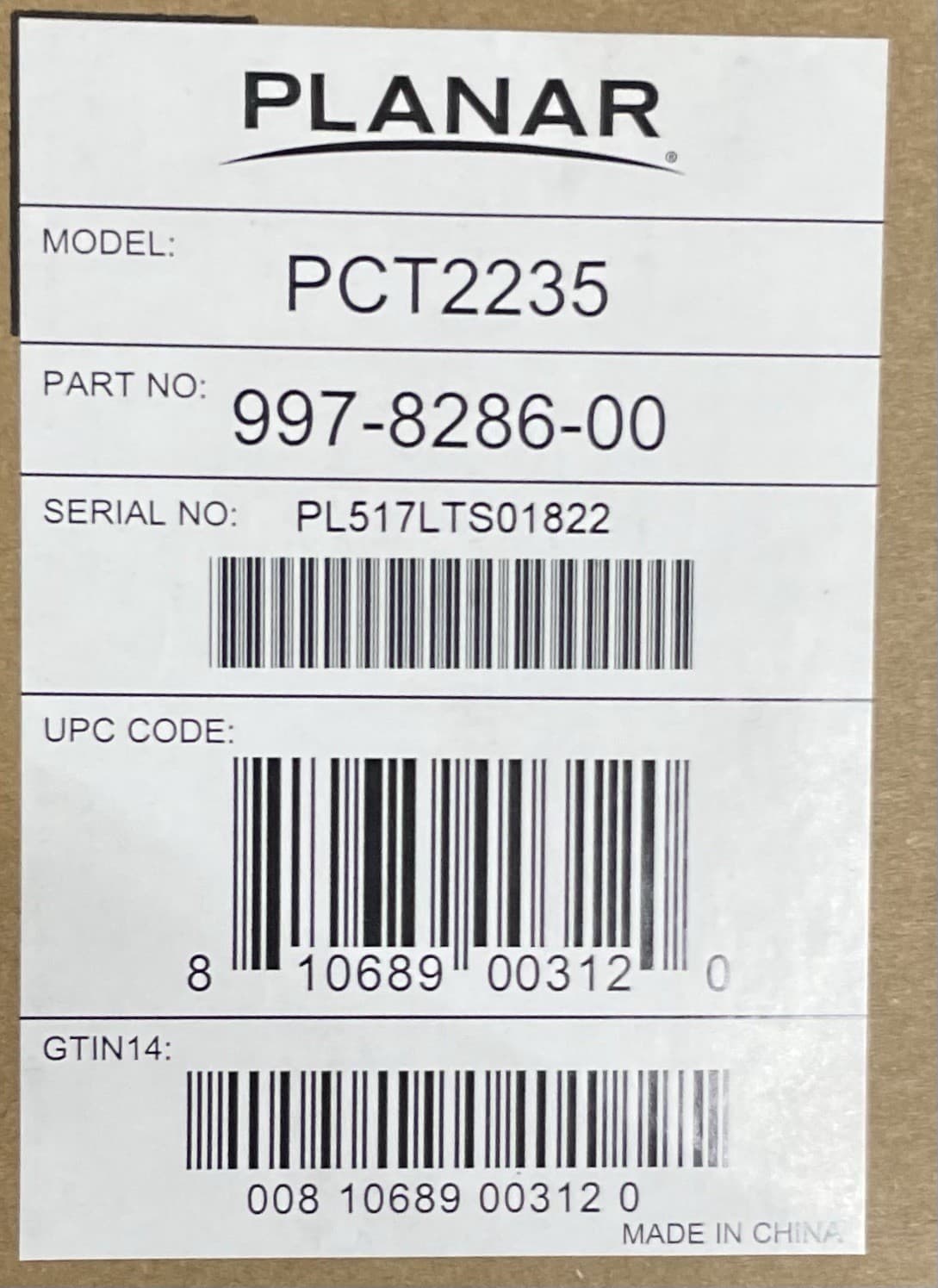 Planar Helium Systems 22" Multi-Touch LED Monitor Built-in Speakers - PCT2235 5