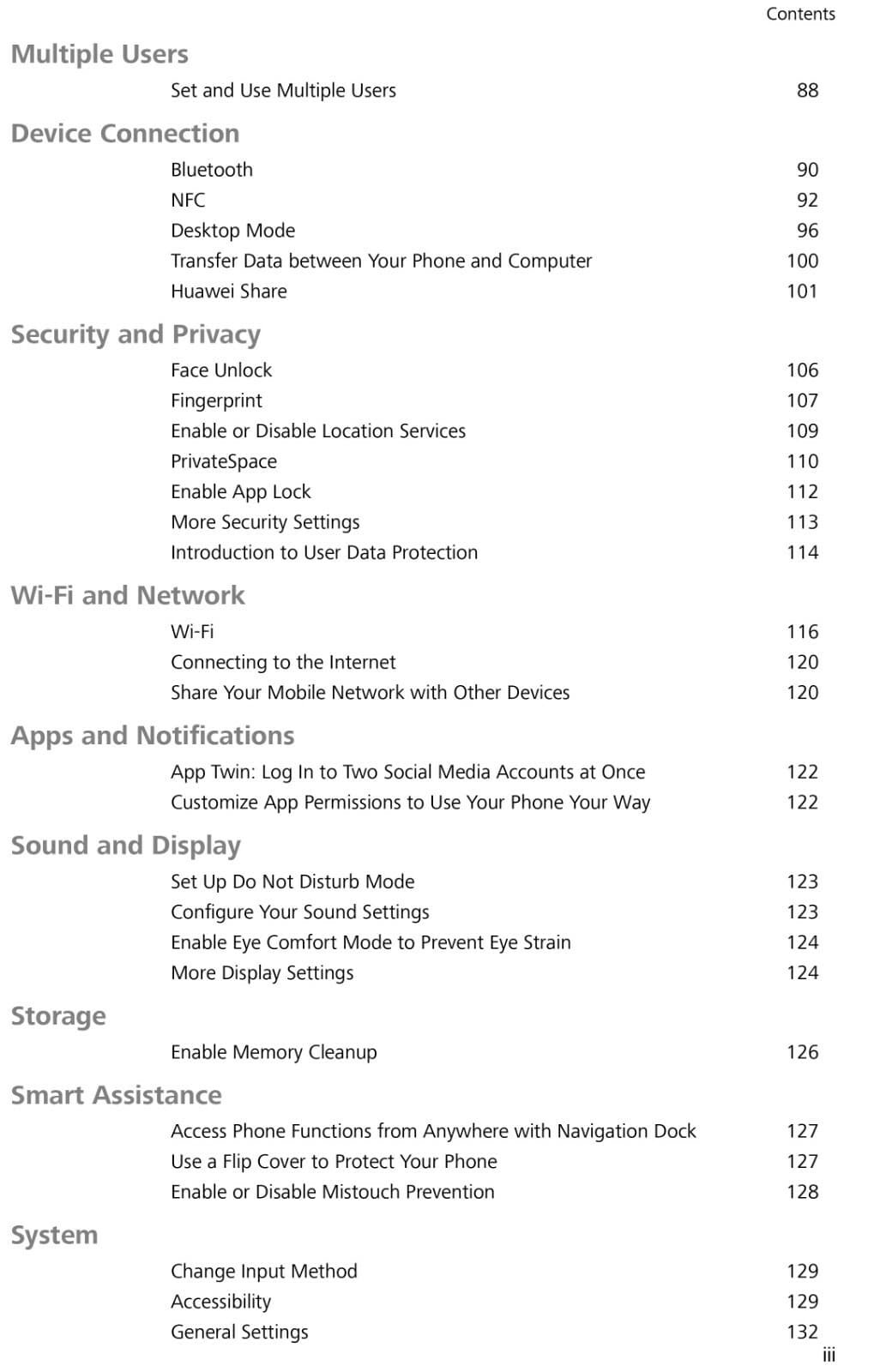 Huawei P30 Pro Cell Phone USER GUIDE OWNER'S MANUAL 5
