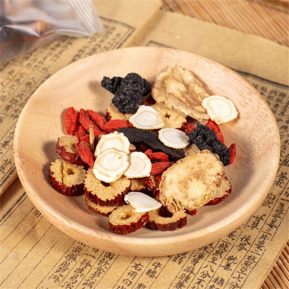 Ginseng six treasure tea Kidney tea liver tea red date tea kidney health 6