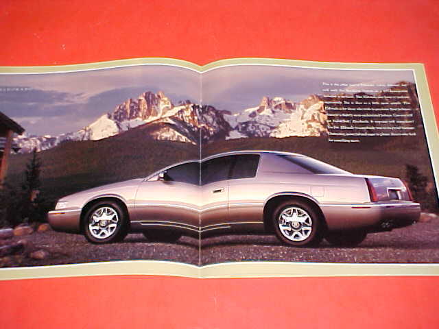 1998 CADILLAC ELDORADO TC TOURING COUPE BROCHURE CATALOG PAINT CHIPS LOT OF 3 4